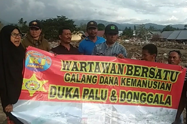 FORWARTA Kalijodo Galang Dana Korban Tsunami Palu Donggala