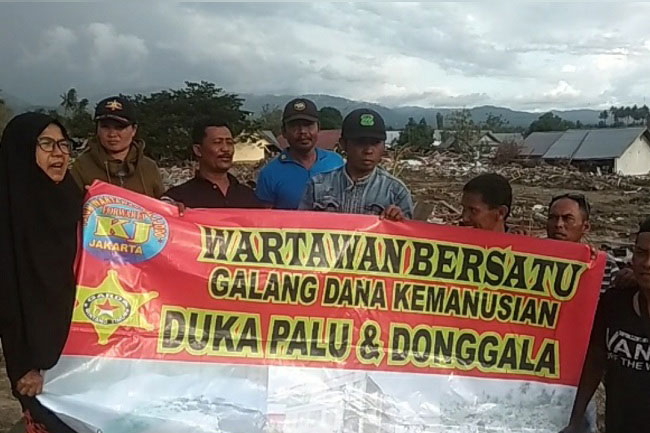 Fowarta Kalijodo Berikan Bantuan Korban Gempa Palu