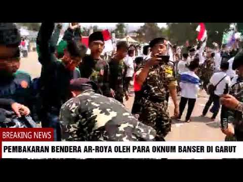 Banser Pembakar Bendera Bertuliskan Kalimat Tauhid Saat Ini Diamankan di Kodim 0611 Garut