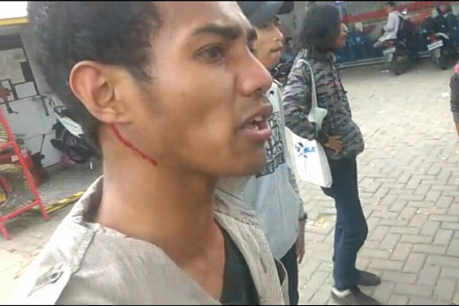 Demo Kepala BIN, Mahasiswa Dipukuli Orang Tak Dikenal