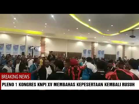 Sidang Pleno 1 Kongres KNPI XV Dibanjiri Interupsi Oleh Peserta