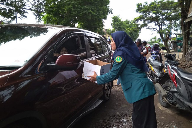 Mahasiswa STES IhyaUlumiddin Gali Dana Kepedulian