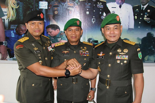 Panglima Kodam XVII/Cenderawasih Pimpin Sertijab Kepala Staf