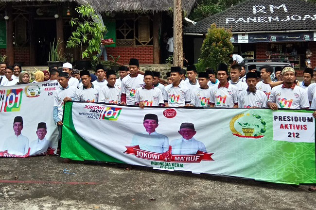 Presidium Aktivis 212 Ciamis: Kami Dukung Jokowi-Makruf Amin
