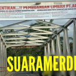 Limbah PT AR Tambang Emas Martabe di Buang ke Sungai