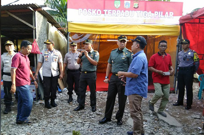 Tiga Pilar Jakarta Barat Kunjungi Korban Kebakaran di Grogol