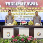 Kapolda Sulsel Buka Taklimat Awal Wasrik Rutin Itwasda 2019