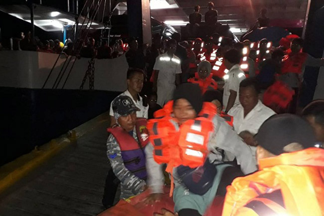 KMP Prathita IV Tenggelam di Perairan Dangkal Pelabuhan Gilimanuk