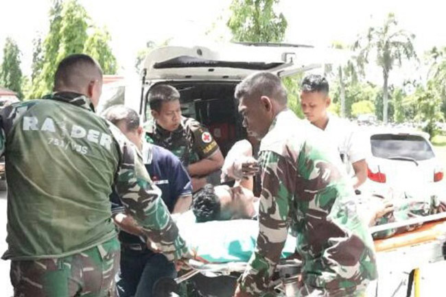 Anggota TNI Korban Kontak Tembak Mapenduma Dievakuasi ke Timika