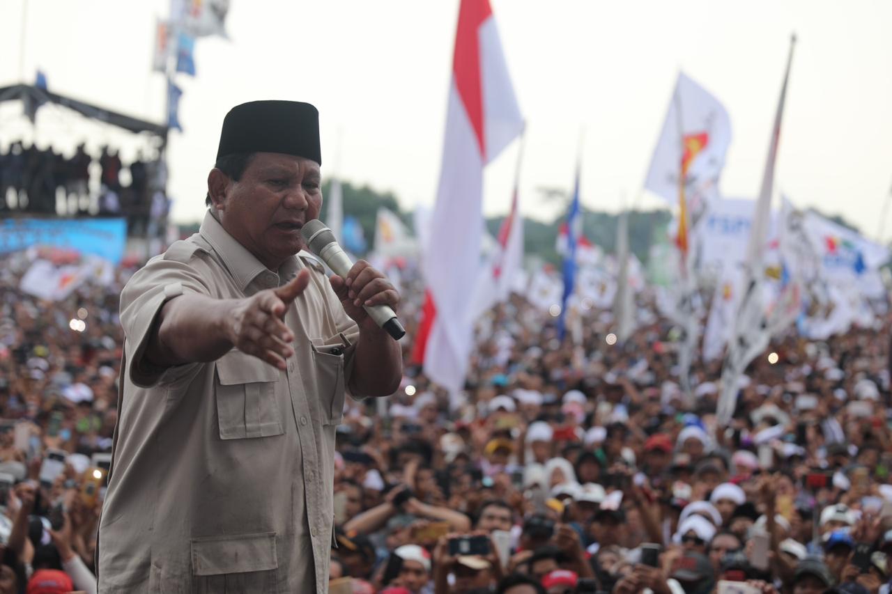 Prabowo: Pengangguran Harusnya Dikasih Pekerjaan Bukan Kartu dan Duit