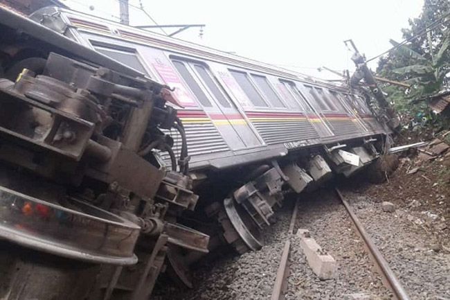 PT KCI Meminta Maaf Atas Anjloknya Komuter di Bogor