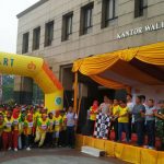 Danramil 07 Kembangan Hadiri Lomba lari Pelangi Run 5K Jakarta Barat