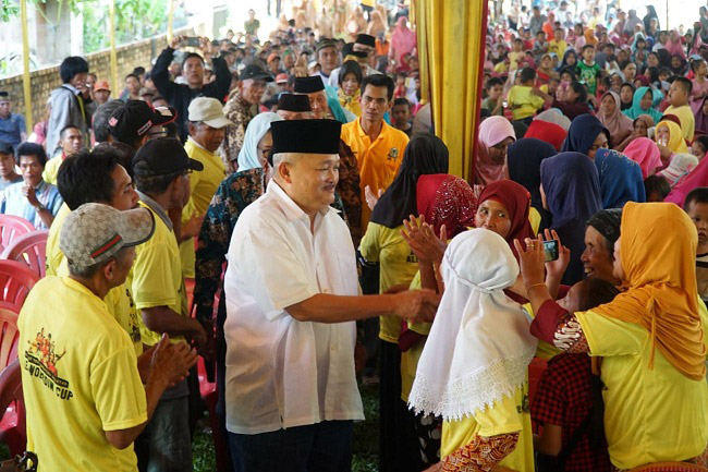 Masyarakat Tanjung Sakti Inginkan Alex Noerdin Jadi Wakil Rakyat di Senayan
