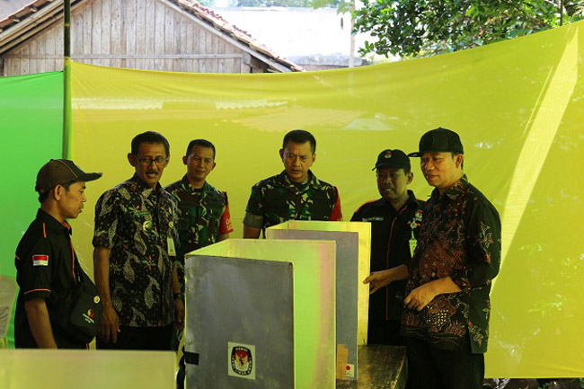 Danrem 071/Wk beserta Forkopimda Banyumas Cek Kesiapan Pemilu