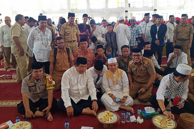 Wujudkan Pemilu 2019 Aman dan Sejuk, Polres Muna Gelar Tabligh Akbar