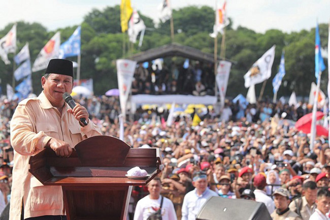 Kampanye di Solo, Prabowo: Sebentar Lagi Indonesia Menang