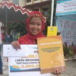 Nayla Patricia Sabet Juara Pertama Lomba Mendongeng Tingkat Pelajar