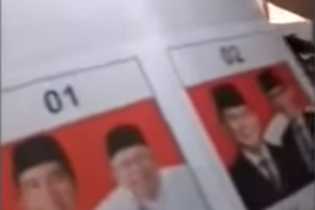 Video Penggerebekan Surat Suara 01 Tercoblos di Malaysia