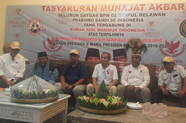 Prabowo Menang, RAMAI Gelar Tasyakkuran dan Munajat Akbar