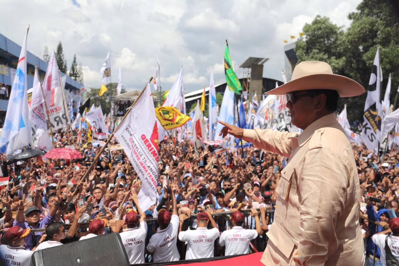 Prabowo: Sesungguhnya Rakyat Itu Tidak Bisa Terkalahkan