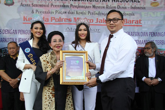 Granat, MURI, KPAI, YPI Beri Polres Jakarta Barat Penghargaan
