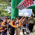 Kapolres Muna Lepas Ratusan Komunitas Motor Trail Dalam ODEW2B