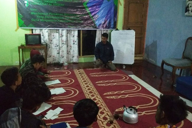 HMI MPO Cabang Jakarta Komisariat Al Hikmah Gelar Latihan Kader 1