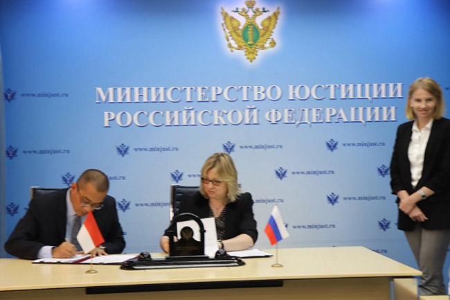 Indonesia-Rusia Akan Tandatangani Kerjasama MLA dan Ekstradisi