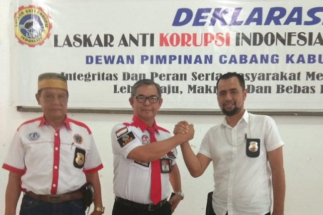 Deklarasi DPC Laki Gowa Apresiasi Polres Gowa Dalam Pemberantasan Korupsi
