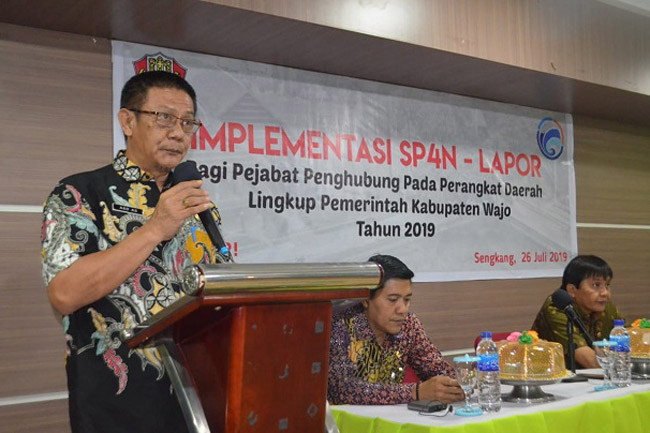 Implementasi SP4N LAPOR Bagi Peningkatan Kompetensi Pejabat Wajo