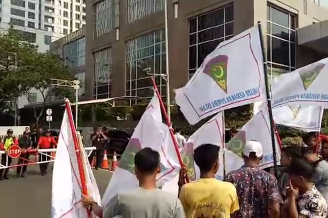 Aksi Bela Rakyat Gorontalo Utara Jilid III: PT Toba Bara Tak Bisa Tunjukkan Bukti Pembayaran