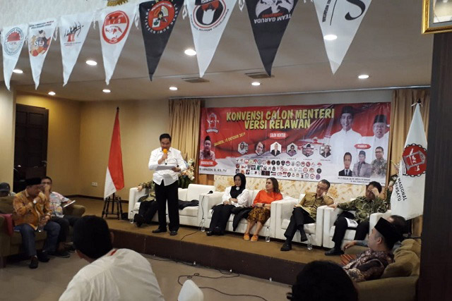 Konvensi Calon Menteri Versi Relawan Pilar Indonesia Bersatu