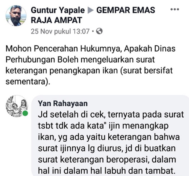 Dishub Raja Ampat Klarifikasi Perahu Bagan Misterius di Jefman Timur
