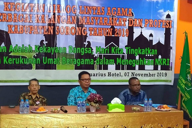 Dialog Lintas Agama Digelar di Kabupaten Sorong