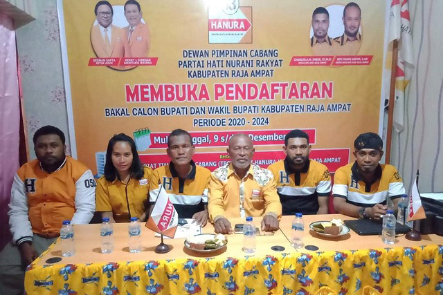 Partai Hanura Raja Ampat Buka Pendaftaran Bakal Calon Bupati