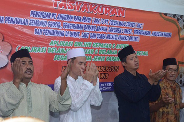 Komite Pedagang Pasar Gelar Tasyakuran Bedirinya 2 Perusahaan