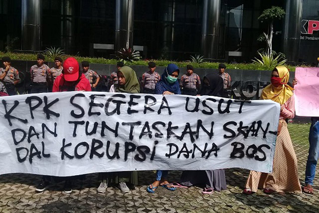 Format Buru Jakarta Desak KPK Periksa Kepsek SMAN 1 Buru