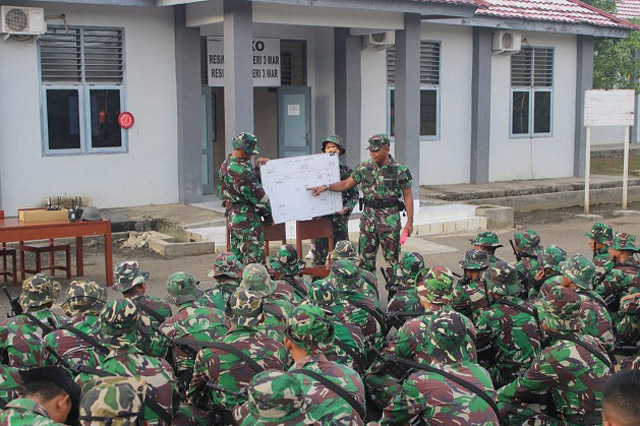 Resimen Kavaleri 3 Marinir Gelar latihan Cross Country