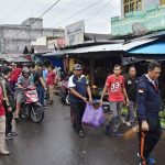 Pemkab Kapuas Jumat Bersih di Kawasan Pasar Blok R