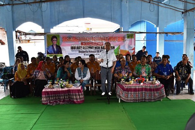 Bupati Kapuas dan Anggota DPR RI Sosialisasi Hidup Sehat Ala Germas