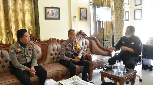 Polres Kapuas dan Diskominfo Bahas Langkah Pencegahan Covid-19