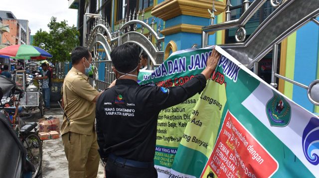 Satgas Covid-19 Kapuas Gunakan Mobil Keliling Gencarkan Sosialisasi