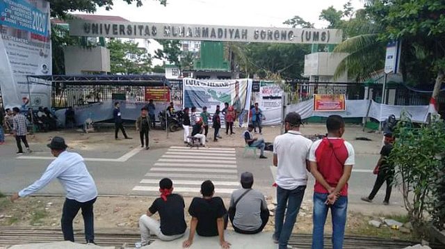 Mahasiswa Sebut Alasan Tolak Muhammad Ali Jadi Rektor UM Sorong