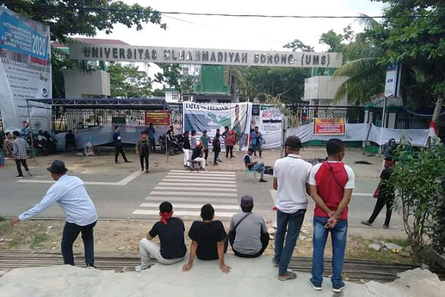 Mahasiswa Sebut Alasan Tolak Muhammad Ali Jadi Rektor UM Sorong