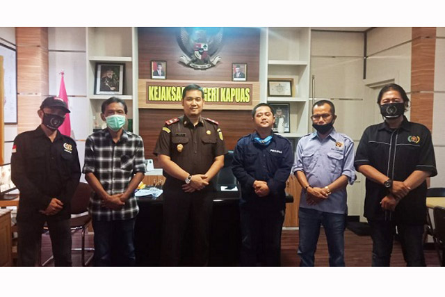 Kajari Kapuas Siap Bersinergi Dengan PWI Setempat