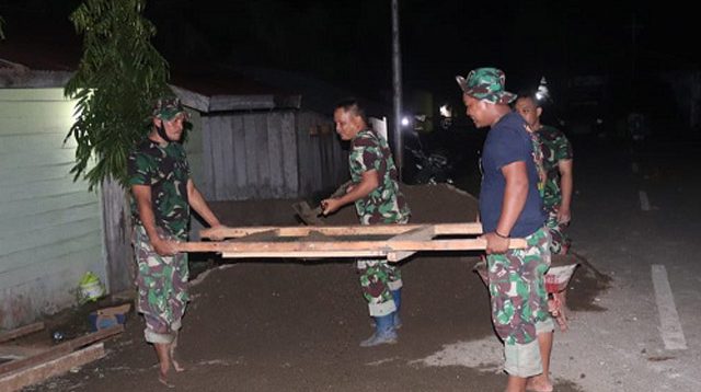Waktu Pelaksanaan Tinggal 6 Hari, TMMD Kodim 1805 Raja Ampat Siap Lembur
